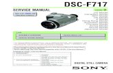 DSC-F717 Service Manual