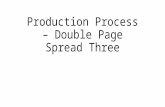 Production Process – Double Page Spread Three