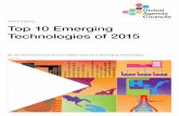 WEF Top10 Emerging Technologies 2015