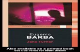 TURNER, Jane - Eugenio Barba (Routledge Performance Practitioners)