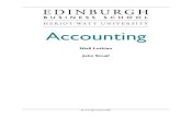 Accounting - Herriot Watt