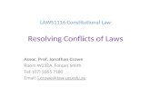 4 Resolving Conflicts of Laws
