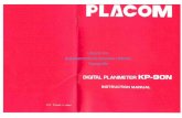 Manual PlanimetroDigital Placom KP 90N