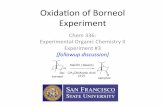 Expt 03 Borneol Oxidation Followup Style 1