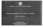 MoRD; Specifications for Rural Roads, 2014