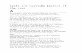Cysts and Cystlike Lesions of the Jaws bab 21.docx