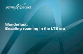 Enabling Roaming in the LTE Era