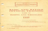 Basic and Battle Physical Training Part 9 Boxing and Wrestling 1945
