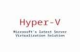 Microsoft Hyper-V Server 2008 Now Available