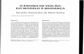 Ricardo Arôxa - Ensino de Violão - Do Modelo a Mudança
