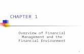 Financial Management and Financial Environment
