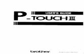 Brother PT10 Labler Manual