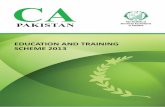 Education Training Scheme 2013