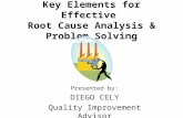Key Elements for Effective RCA & Problem Solving