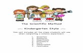 Scientific Method Kindergarten Style
