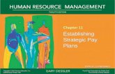 Chapter 11: Establishing Strategic Pay Plans