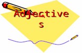 Adjectives Power Point Slides