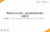 Tutorial Matricula E Studiantes Antiguos 2015 (1)