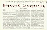 1994 Five Gospels No Christ Jesus Seminar