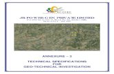 Soil Geo Technical Investigation Techinical Specification