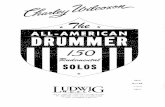Drum Charley Wilcoxon the All American Drummer 150 Rudimental Solos New Version