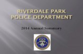 2014 Annual Summary - Riverdale Park Police Department, Maryland