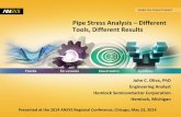 Chicago Pipe Stress Analysis Different Tools Different Results