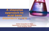 A Stepwise Approach to Acid Base Disorders in ICU