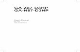 Manual Gigabyte Ga z87 d3hp