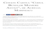 Citește Cartea _Codul Bunelor Maniere Astăzi_, De Aurelia Marinescu - Florin Roșoga