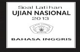 Soal Latihan UN SMA 2013 - Bahasa Inggris [Gudangmakalahmu.blogspot.com]