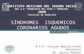 SNDROMES CORONARIOS AGUDOS1