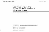 Manual Sony MHC-RG550