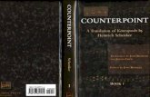 Heinrich Schenker Counterpoint Book