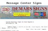 Message Center Signs