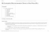 Theory of the Firm (HL)