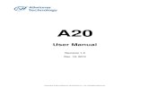 A20 User Manual V1.20