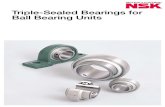 Triple -Sealed Bearings for Ball Bearing Units