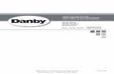 Danby 1.4 Cu. Ft. Countertop Microwave Oven - DMW14SA1WDB & DMW14SA1BDB - White & Black - Manual
