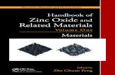 Handbook of Zinc Oxide Volume 1