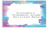 Economics Standard Grade Revision Notes