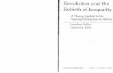 Kelley y Klein - Revolution and the Rebirth of Inequality. a Theory Applied to the National Rev in Bolivia