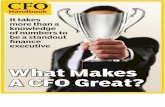 What Makes a CFO Great