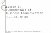 Lesson 1 - Business Communication Bw