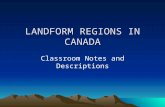 Landform Regions in Canada Ppp