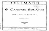Telemann 6 Sonate Canoniche