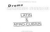 Drums Training Session - Latin Et Afro-Cubain