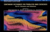 Continuum Mechanics via Problems and Exercises Part II Answers and Solutions Ed by M E Eglit D H Hodges