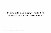 Psychology G544 Revision Notes OCR