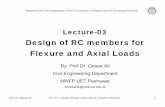 Lecture -3 Flexure Load Only